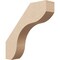 Ekena Millwork 3-inch W x 14-inch D x 14-inch H Stanfield Rough Cedar Woodgrain TimberThane Knee Brace, Primed BRCUR03X14X14STARCPR - alternate 1